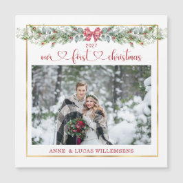 Greenery de inverno Nossa Foto De Casamento De Nat