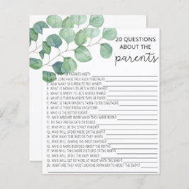 Greenery Eucalyptus 20 Perguntas sobre os Pais