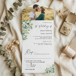 Greenery Eucalyptus Foliage Foto de Casamento