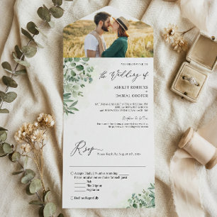 Greenery Eucalyptus Foliage Foto de Casamento