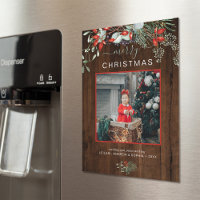 Greenery Feliz Natal Feriado de Madeira Escura