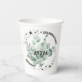 Greenery Floral Sky Star Celebração de Aniversário