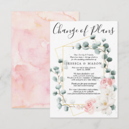 Greenery Floral Wedding Adiado Anúncio