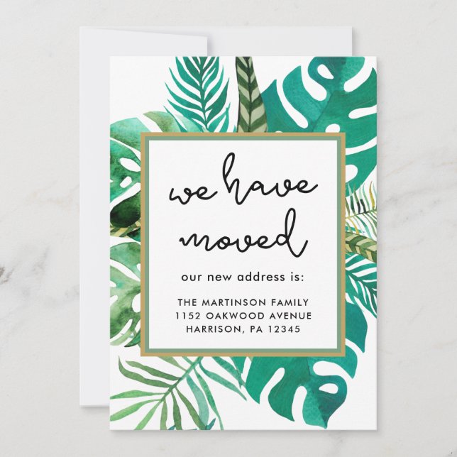 Greenery, Mudámos O Endereço De Anúncio Em Movimen (Frente)