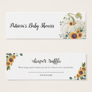 Greenery Pumpkin Fall Fralda Raffle