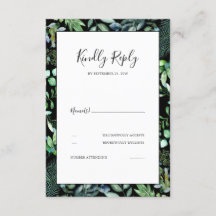 Greenery Wedding RSVP