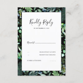 Greenery Wedding RSVP