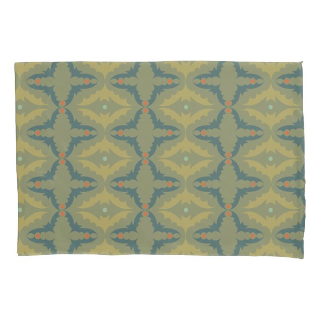 Greenish Retro Vintage Pattern (Frente-Esquerda)