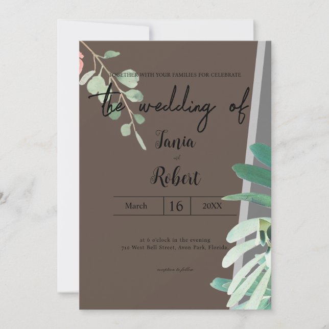 Greenly deixa convite para casamento (Frente)