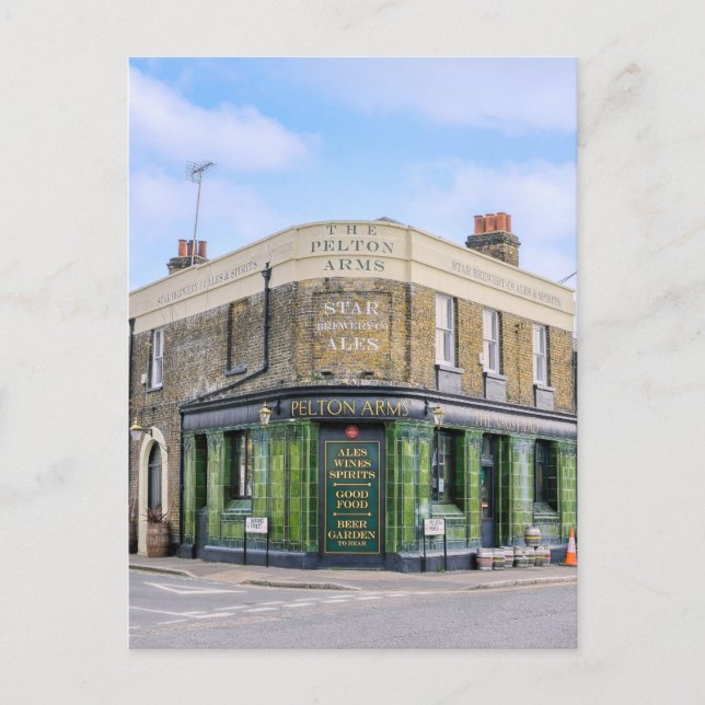 Greenwich, cartão postal britânico de Londres (Frente)