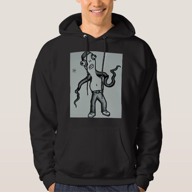 "Gregg the Unshirted" pullover hoodie (Frente)