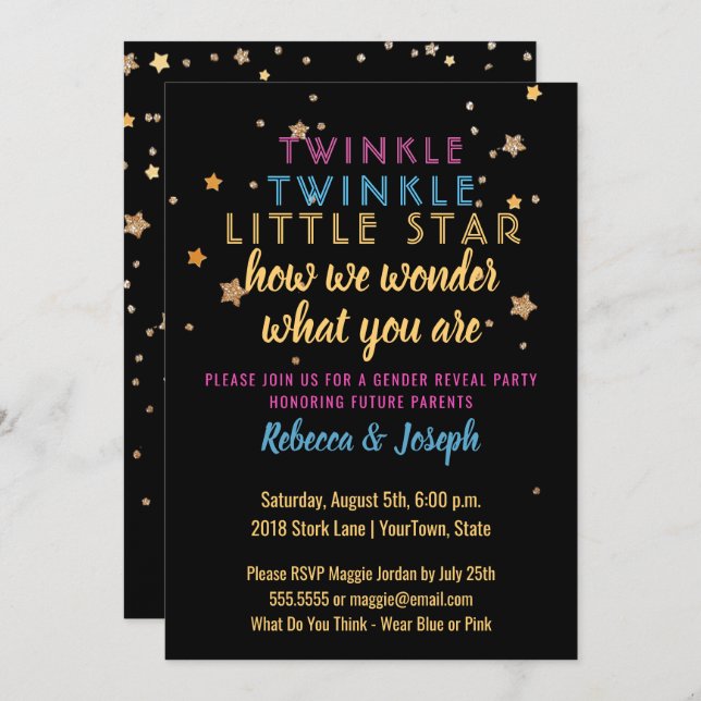 Grelha Pequeno Convite de festas de Revolução de G (Frente/Verso)