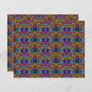 Grelhas coloridas abstrato / Empurradas / Meia got