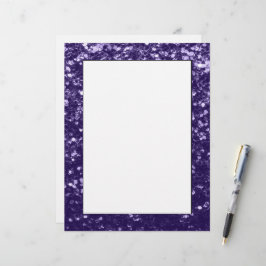 Grelhas de brilho ultra violeta-escuro