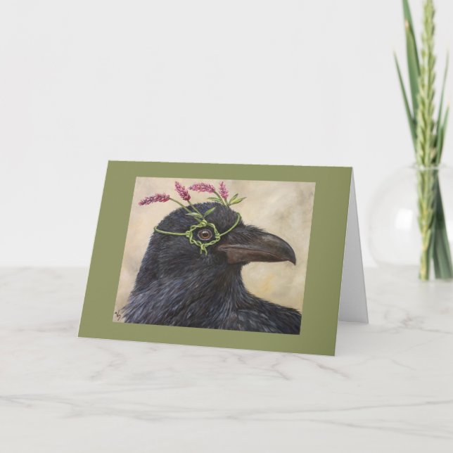 "Greta", o cartão do raven (Frente)