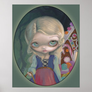 Gretel ART IMPRESSÃO grande olho-de-olho-abaulado