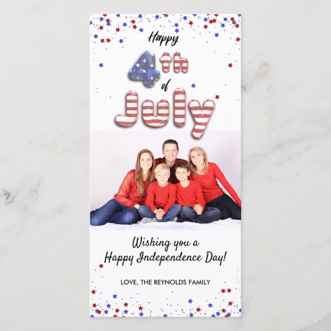 Greve de Estrelas de Foil Balões de 4 de julho - C (Frente)