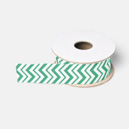 Greve de Zig-Zag Branca Verde-Chic