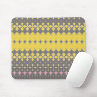 Grey and Yellow Stylish Mouse pad