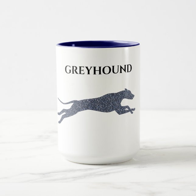 Greyhound duas caneca tonta. (Centro)