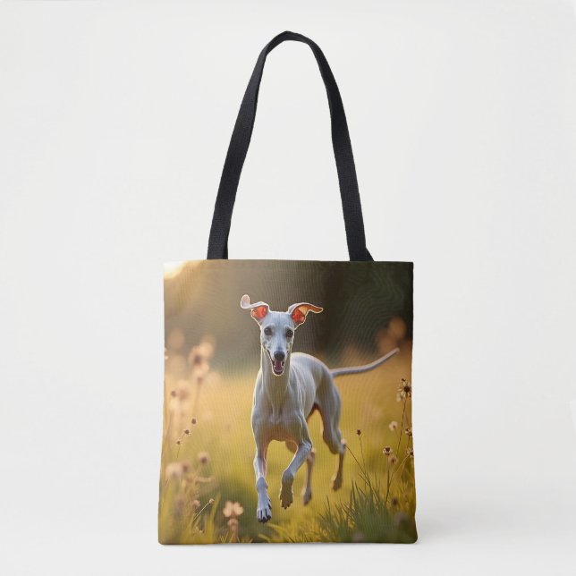 Greyhound Elegante Tote Bag (Frente)