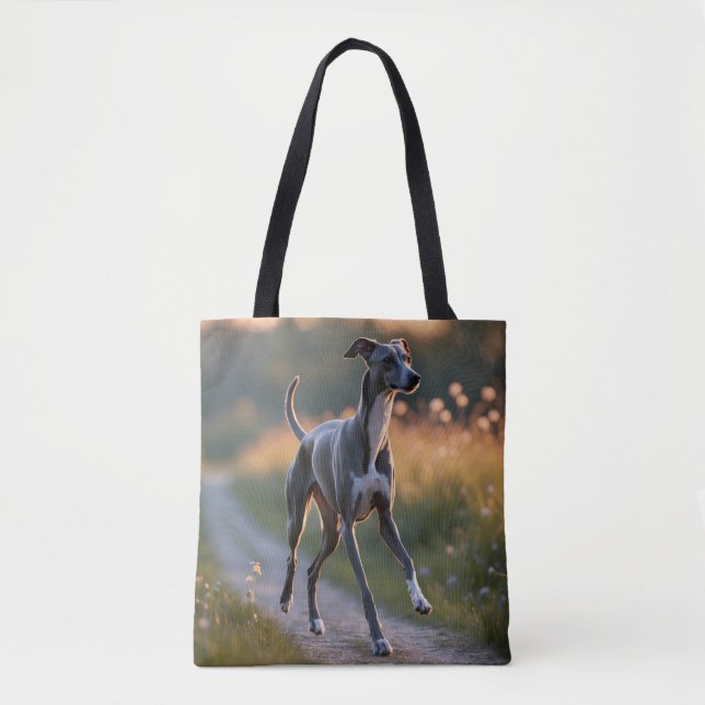 Greyhound Elegante Tote Bag (Frente)