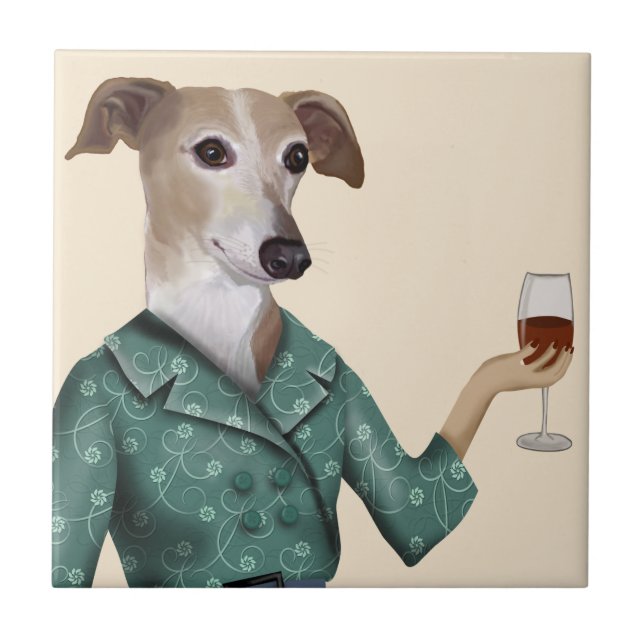 Greyhound Wine Snob (Frente)