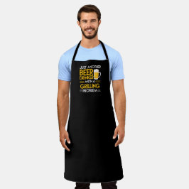 Grieling Problema Barbecue Grande Apron Preto