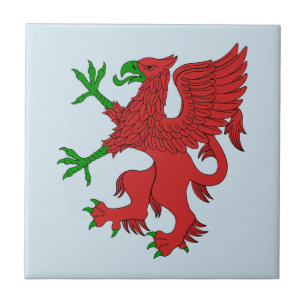Griffin em Vermelho e Verde