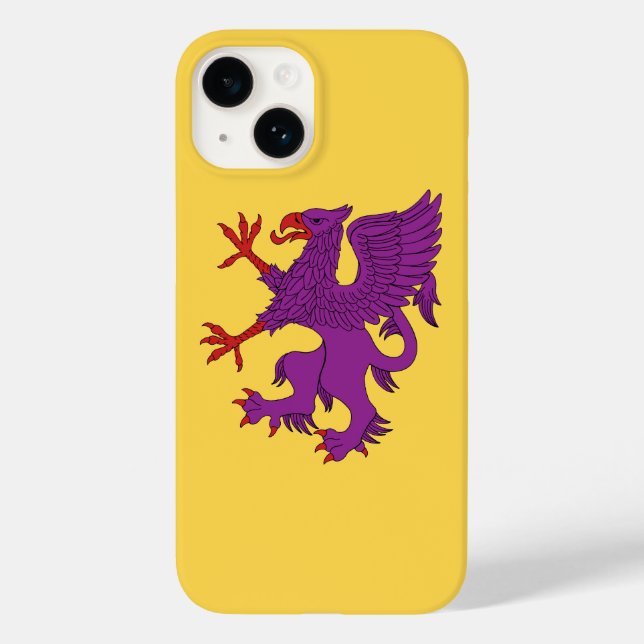 Griffin Rampant Purpuro Case-Mate capas de iphone (Verso)
