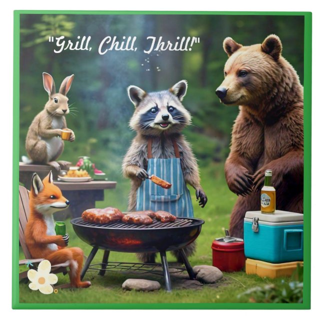 "Grill, Chill, Wild" (Frente)