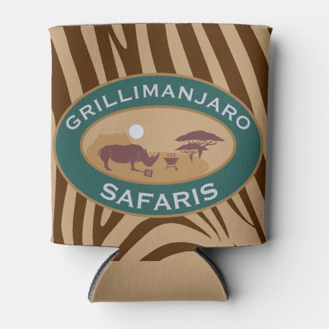 Grillimanjaro Porta-Lata (Frente)