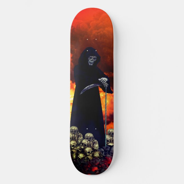 Grim Reaper Fire & Brimstone Skateboard (Frente)