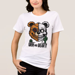 Grin and Bear It Graphic T Shirt