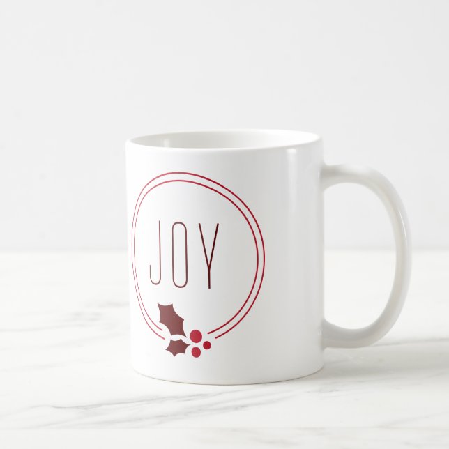 Grinalda da alegria e caneca festiva do feriado (Direita)