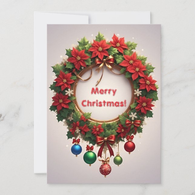 Grinalda de Natal Festiva (Frente)