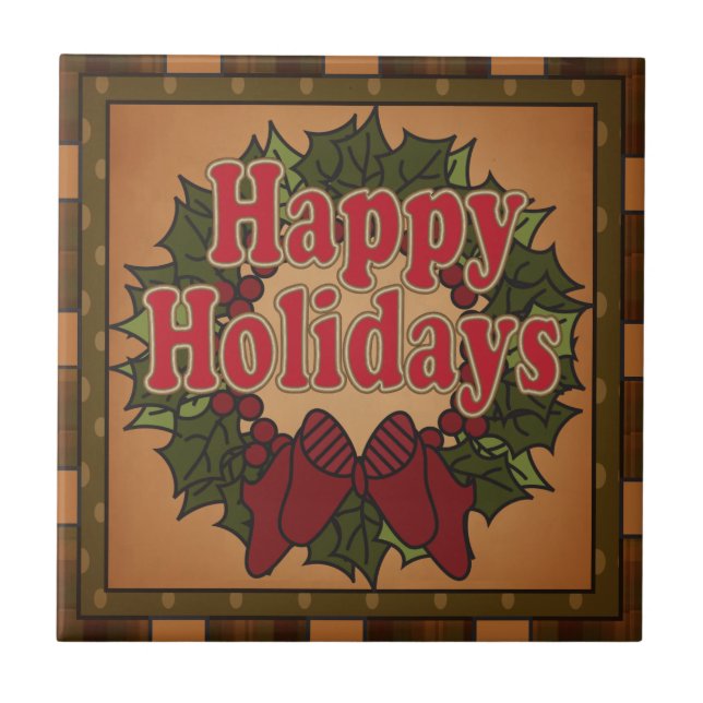 Grinalda velha do Natal da forma (Frente)