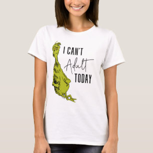Grinch Camiseta Divertida Não Posso Ser Adulto H