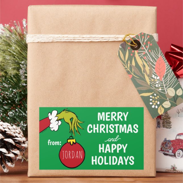 Grinch | De Etiqueta de Presente de Natal (Feriado)