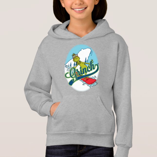 Grinch fazendo snowboarding (Frente)