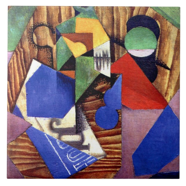 Gris - Frasco de Rum e Jornal (Frente)