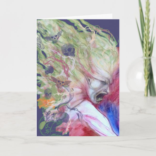 Gritando cartão elementar (Frente)