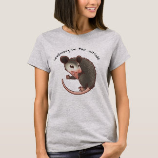 Gritando Na Camiseta Do Ogambm Possum