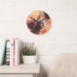 Gritando o relógio da parede do burro