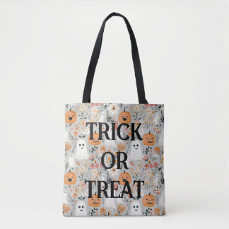 Grito ou Tratar Bag Tote do Halloween