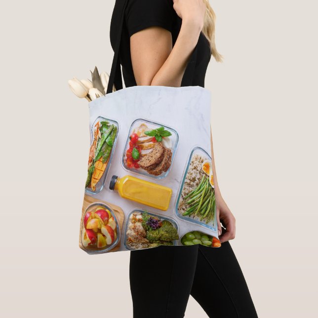 Grocery Tote Bag (Close Up)