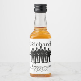 Groomsman Bachelor Party Suited Squad Name Date