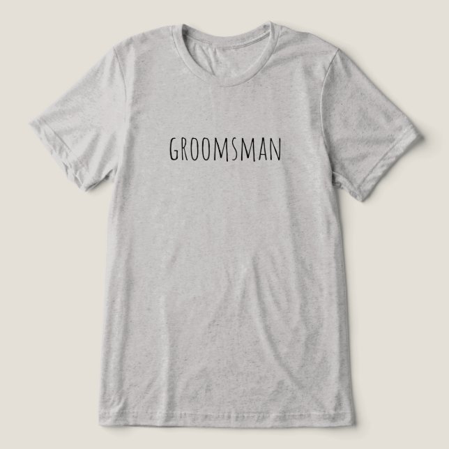 Groomsman Bridal Party Wedding (Design frontal)