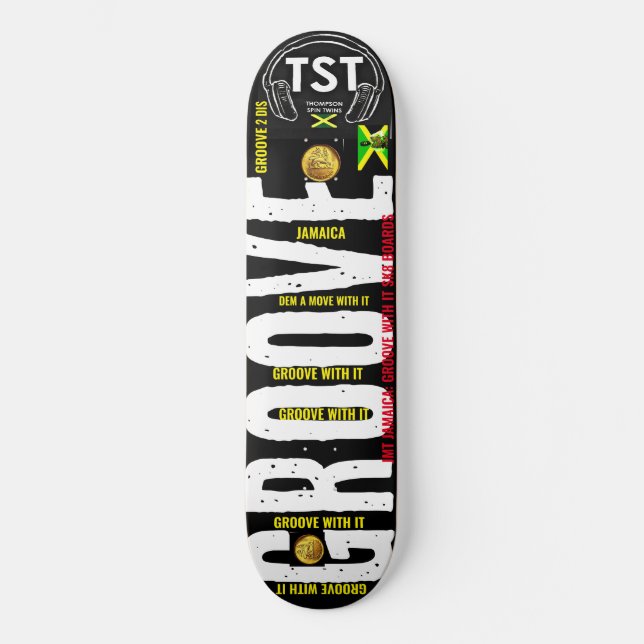 GROOVE  JMT J 8 1/4" Shape de Skateboard (Frente)