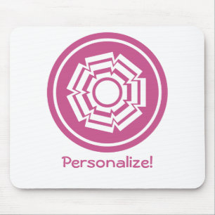 Groove Mousepad Floral, Magenta